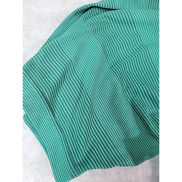 Michigan State Golf Polo Shirt Mens XL Green Embroidered Striped Pro EDGE - Picture 6 of 8
